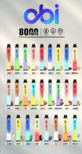 OBI | 8000口大容量一次性電子煙｜超長續航｜18種迷人風味